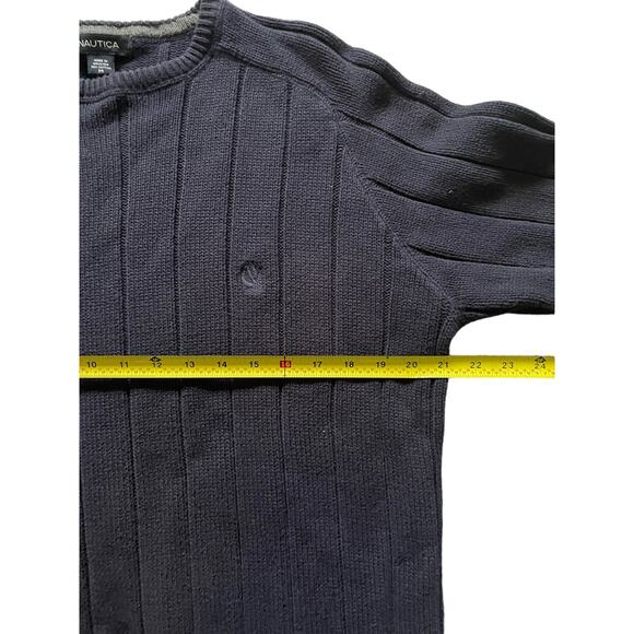 Nautica Mens/Teen Crewneck Sweater Size Medium Preppy Classic Sailing Style - Picture 5 of 7